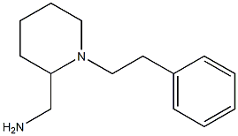 [1-(2-phenylethyl)piperidin-2-yl]methanamine Structure