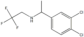 [1-(3,4-dichlorophenyl)ethyl](2,2,2-trifluoroethyl)amine,,结构式