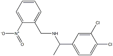 [1-(3,4-dichlorophenyl)ethyl][(2-nitrophenyl)methyl]amine