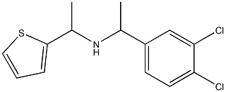 [1-(3,4-dichlorophenyl)ethyl][1-(thiophen-2-yl)ethyl]amine Structure