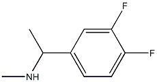 [1-(3,4-difluorophenyl)ethyl](methyl)amine 结构式