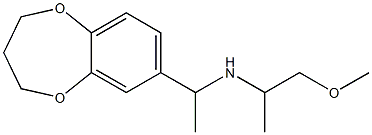 [1-(3,4-dihydro-2H-1,5-benzodioxepin-7-yl)ethyl](1-methoxypropan-2-yl)amine