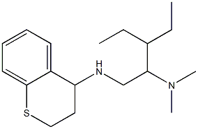 [1-(3,4-dihydro-2H-1-benzothiopyran-4-ylamino)-3-ethylpentan-2-yl]dimethylamine