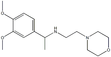 [1-(3,4-dimethoxyphenyl)ethyl][2-(morpholin-4-yl)ethyl]amine 结构式