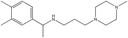 [1-(3,4-dimethylphenyl)ethyl][3-(4-methylpiperazin-1-yl)propyl]amine|