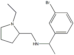 [1-(3-bromophenyl)ethyl][(1-ethylpyrrolidin-2-yl)methyl]amine