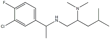 [1-(3-chloro-4-fluorophenyl)ethyl][2-(dimethylamino)-4-methylpentyl]amine