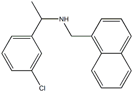 [1-(3-chlorophenyl)ethyl](naphthalen-1-ylmethyl)amine