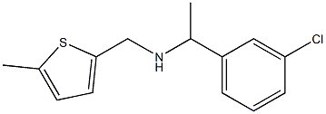 [1-(3-chlorophenyl)ethyl][(5-methylthiophen-2-yl)methyl]amine|