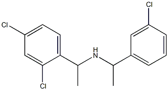 [1-(3-chlorophenyl)ethyl][1-(2,4-dichlorophenyl)ethyl]amine