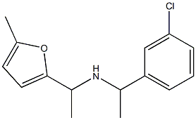 [1-(3-chlorophenyl)ethyl][1-(5-methylfuran-2-yl)ethyl]amine