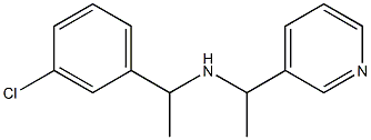 [1-(3-chlorophenyl)ethyl][1-(pyridin-3-yl)ethyl]amine