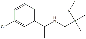 [1-(3-chlorophenyl)ethyl][2-(dimethylamino)-2-methylpropyl]amine 结构式