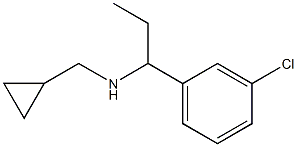 [1-(3-chlorophenyl)propyl](cyclopropylmethyl)amine
