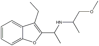 [1-(3-ethyl-1-benzofuran-2-yl)ethyl](1-methoxypropan-2-yl)amine