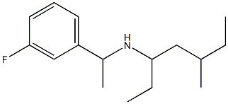 [1-(3-fluorophenyl)ethyl](5-methylheptan-3-yl)amine Struktur