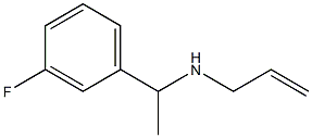 [1-(3-fluorophenyl)ethyl](prop-2-en-1-yl)amine Structure