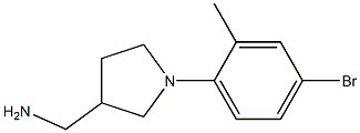 [1-(4-bromo-2-methylphenyl)pyrrolidin-3-yl]methylamine