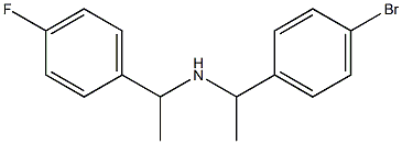 [1-(4-bromophenyl)ethyl][1-(4-fluorophenyl)ethyl]amine|