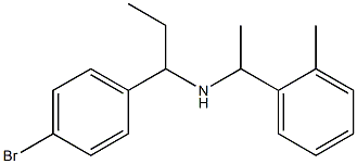 [1-(4-bromophenyl)propyl][1-(2-methylphenyl)ethyl]amine