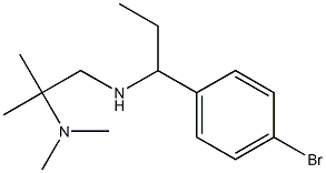 [1-(4-bromophenyl)propyl][2-(dimethylamino)-2-methylpropyl]amine,,结构式