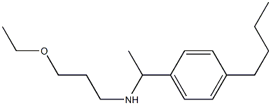 [1-(4-butylphenyl)ethyl](3-ethoxypropyl)amine,,结构式