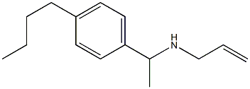 [1-(4-butylphenyl)ethyl](prop-2-en-1-yl)amine 结构式