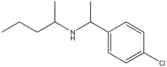 [1-(4-chlorophenyl)ethyl](pentan-2-yl)amine Structure