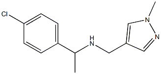 [1-(4-chlorophenyl)ethyl][(1-methyl-1H-pyrazol-4-yl)methyl]amine