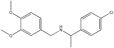 [1-(4-chlorophenyl)ethyl][(3,4-dimethoxyphenyl)methyl]amine