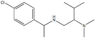 [1-(4-chlorophenyl)ethyl][2-(dimethylamino)-3-methylbutyl]amine 结构式