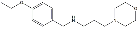 [1-(4-ethoxyphenyl)ethyl][3-(morpholin-4-yl)propyl]amine Structure