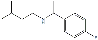 [1-(4-fluorophenyl)ethyl](3-methylbutyl)amine Structure