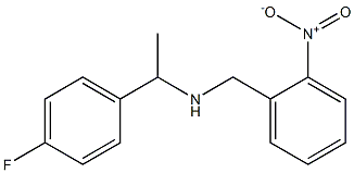 [1-(4-fluorophenyl)ethyl][(2-nitrophenyl)methyl]amine
