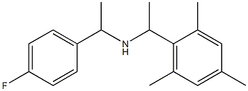 [1-(4-fluorophenyl)ethyl][1-(2,4,6-trimethylphenyl)ethyl]amine 结构式