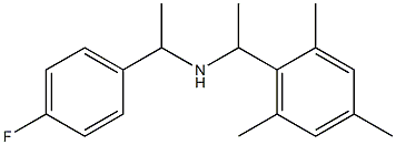 [1-(4-fluorophenyl)ethyl][1-(2,4,6-trimethylphenyl)ethyl]amine,,结构式