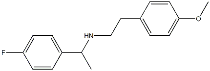 [1-(4-fluorophenyl)ethyl][2-(4-methoxyphenyl)ethyl]amine