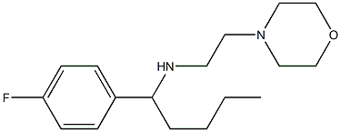 [1-(4-fluorophenyl)pentyl][2-(morpholin-4-yl)ethyl]amine Struktur