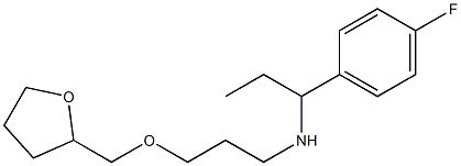  [1-(4-fluorophenyl)propyl][3-(oxolan-2-ylmethoxy)propyl]amine