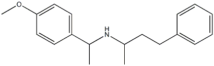 [1-(4-methoxyphenyl)ethyl](4-phenylbutan-2-yl)amine Structure