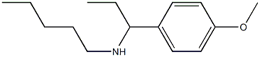 [1-(4-methoxyphenyl)propyl](pentyl)amine Structure