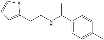 [1-(4-methylphenyl)ethyl][2-(thiophen-2-yl)ethyl]amine Structure