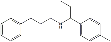 [1-(4-methylphenyl)propyl](3-phenylpropyl)amine,,结构式