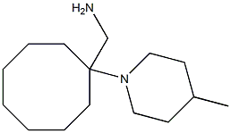 [1-(4-methylpiperidin-1-yl)cyclooctyl]methanamine|