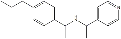 [1-(4-propylphenyl)ethyl][1-(pyridin-4-yl)ethyl]amine