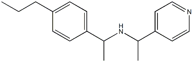 [1-(4-propylphenyl)ethyl][1-(pyridin-4-yl)ethyl]amine|