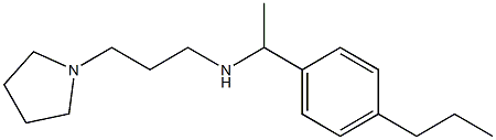 [1-(4-propylphenyl)ethyl][3-(pyrrolidin-1-yl)propyl]amine