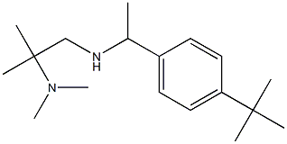 [1-(4-tert-butylphenyl)ethyl][2-(dimethylamino)-2-methylpropyl]amine Structure