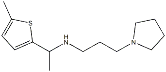 [1-(5-methylthiophen-2-yl)ethyl][3-(pyrrolidin-1-yl)propyl]amine Struktur