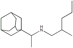 [1-(adamantan-1-yl)ethyl](2-methylpentyl)amine Structure